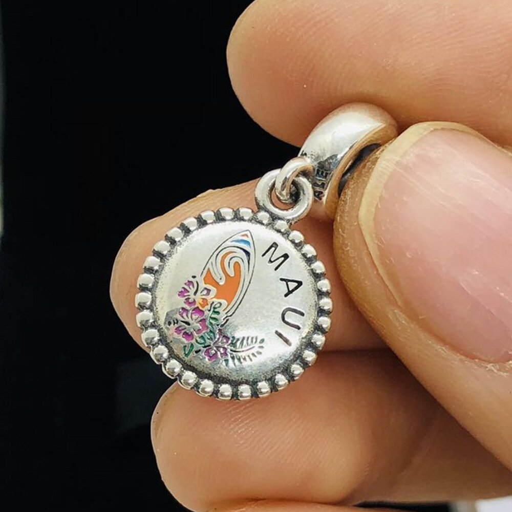 ✨🔥Pandora MAUI Beach Dangle Charm Travel Gift Pendant